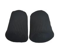 Maxtonser Poignets décoratifs pour femme - Poignets élastiques côtelés à volants - Décoration de chemise - Manteau d'hiver - Vestes - Accessoires de couture - Noir - Taille S