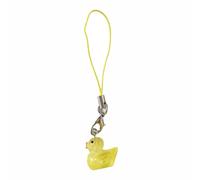 Maxtonser Porte-clés tendance en forme de canard brillant en acrylique robuste pour sacs et téléphone Couleurs assorties