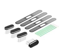 Maxtonser Prise pour téléphone 15 16 USB C Port Protecteur de prise de charge Port de charge Couvertures anti-poussière Comprend des housses de haut-parleurs