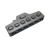 Maxtonser Répartiteur de fil basse tension 1 entrée 6 sorties LED Bloc de connecteur de fil pour bandes LED Bloc de distribution d'éclairage
