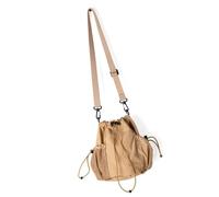 Maxtonser Sac à bandoulière décontracté en nylon avec cordon de serrage et bandoulière réglable pour femme