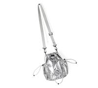Maxtonser Sac à bandoulière décontracté en nylon avec cordon de serrage et bandoulière réglable pour femme