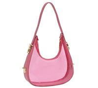 Maxtonser Sac à bandoulière transparent en gelée pour femme