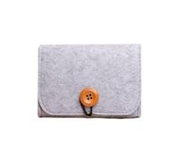 Maxtonser Sac de rangement portable en feutre pour bouteilles d'huiles essentielles de voyage