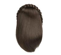 Maxtonser Serre-tête avec perruques pour filles - Extensions de cheveux décontractés pour photographie de vacances - Extensions de cheveux raides élégants