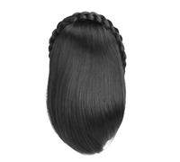 Maxtonser Serre-tête avec perruques pour filles - Extensions de cheveux décontractés pour photographie de vacances - Extensions de cheveux raides élégants