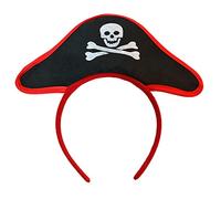 Maxtonser Serre-tête pirate Halloween chapeau bandeau bandeau jour des morts Halloween diadèmes et