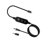 Maxtonser Tension réglable USB C vers câble de charge Dc5525 avec embout 1 connecteur pour une charge rapide 5V9V12V15V20V Adaptateur de sortie Co