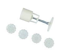 Maxtonser Timbres de gâteau de Lune en Plastique, Presse à Main, moules, D