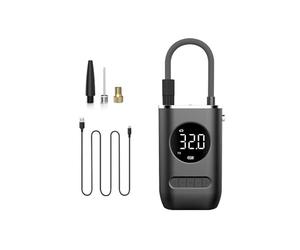 Maxtools, BAC100, Compresseur d'Air Alimenté par Batterie, avec écran LCD Numérique et Lampe de Poche LED pour Vélo, Voiture, Moto, Scooter, Ballon