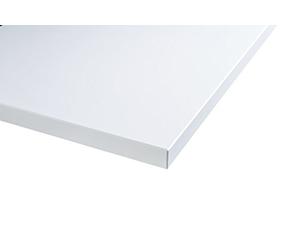Maxtop Plan de travail de cuisine en quartz 10cm x 10cm (Sample) blanc pur