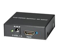 Maxtrack 25-2 L CS 25-2L Répartiteur HDMI 3840 x 2160 pixels Noir