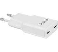Maxtrack Adaptateur de charge 30 W 2x USB-C® Power Delivery 3.0, Fast Charge