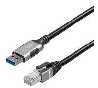 MAXTRACK Adaptateur USB A LAN - C540-1.5L, Adaptateur LAN USB-A 3.0 vers RJ45, USB-A Ethernet Adapter 1 Gbit/s, Compatible avec MacBook, Notebooks, Aspect Métal, Portable & Mince, Plug & Play