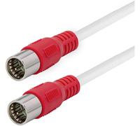 Maxtrack antenne, SAT Câble de raccordement [1x F mâle - 1x F mâle] 6 m blanc