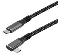 Maxtrack Câble USB USB 3.2 Gen2x2 USB-C® mâle 1 m noir connecteur utilisable