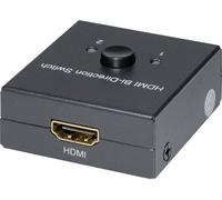 Maxtrack CS 32 L Switch HDMI utilisable dans les deux sens 3840 x 2160 pixels noir