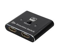 MAXTRACK CS39L Répartiteur bidirectionnel HDMI 8K - Répartiteur HDMI et commutateur HDMI, 2 en 1 ou 1 in2out, 8K @ 60 Hz, 4K @ 120 Hz, Compatible avec PS5, Xbox, boîtier de Streaming, projecteur, TV