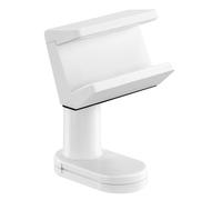 MAXTRACK Support de Serrage Rotatif à 360° - NVZ4WL, Blanc, 14,25 cm x 30 cm, multiprise et Pince de concentrateur USB, Utilisation au Bureau et à la Maison