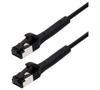 Maxtrack TI42-5L RJ45 Câble réseau, câble patch CAT 8.1 U/FTP 5 m noir blindage simple, flexible 1 pc(s)