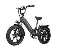 Maxtron Camel Vélo Électrique 500W 48V 18Ah Pneu Fat 20*4.0"" Roue Intégrée Cadre Ouvert Frein Hydraulique 60Nm 7 Vitesses 40kmh Gris