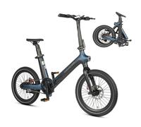 Maxtron Smart30 - Vélo Électrique Pliable 20"" - Moteur 250W 25km/h - Batterie 36V 9.6Ah - Autonomie 70km - Ultra Léger 21kg - bleu