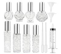 Maxumille 8 Pièces Flacon Parfum Vide 8ml 10ml 12ml 15ml pour Voyage