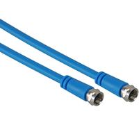 MAXVIEW - Câble coaxial satellite F-Type mâle à mâle, bleu, 1,5 m