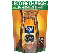 Maxwell House Grain entier Café Soluble Qualité Filtre Eco recharge 180G