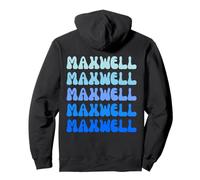 Maxwell Retro Name Stack Design Sweat à Capuche