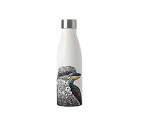 Maxwell & Williams - Bouteille Isotherme Double Paroi en Inox 18/8, Dessin Fleuri de Martin-Chasseur Géant, Collection Marini Ferlazzo, 500 ml - Blanc