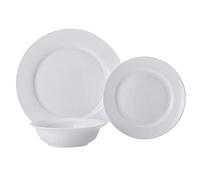 Maxwell & Williams Cashmere Cosmos Rim Service de table 12 pièces dans une boîte cadeau