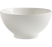 Maxwell & Williams Diamonds Schale Rund, Schüssel, Servierschale, Hartporzellan, Weiß, Ø 18 cm, DV0042