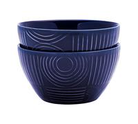 Maxwell & Williams DR0456 Arc Lot De Bols Céramique Premium Bleu Indigo 400 ml