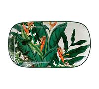 Maxwell & Williams DR0468 Plaque rectangulaire 35 x 19 cm - Dîner de nuit - Céramique multicolore avec feuilles de fleurs - Coffret cadeau