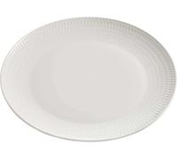 Maxwell & Williams DV0022 Diamonds Round Assiette plate Ø 27 cm, porcelaine, blanc