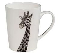 Maxwell & Williams DX0514 Tasse à café haute girafe africaine 460 ml - Céramique Motif animal noir et blanc Livré dans une boîte cadeau