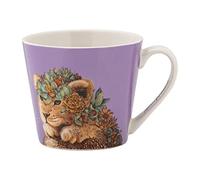 Maxwell & Williams DX1281 Tasse à café ronde Lion 370 ml - Tasse en porcelaine avec planète sauvage, motif animal coloré