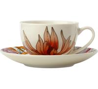 Maxwell & Williams Espressotasse mit Untertasse Waratah, Tasse, Espresso, Porzellan, Bunt, 170 ml, II0082