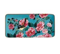 Maxwell & Williams HV0176 TC Silk Road Plateau carré 33 x 15,5 cm en porcelaine lisse dans une boîte cadeau Motif floral Bleu