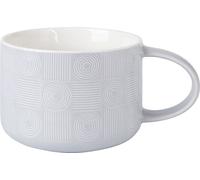 Maxwell & Williams Jumbotasse Crest, Becher, Porzellan, Grau, 500 ml, KL0274