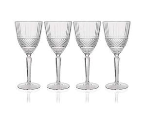 Maxwell & Williams - Lot de 4 Verres à Vins en Cristal, Collection Verona, Modèle JQ0002, 180 ml - Transparent