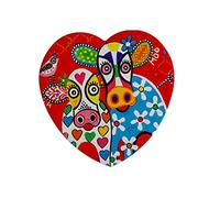 Maxwell & Williams Love Hearts Happy Moo Day Dessous de verre en céramique 10 cm
