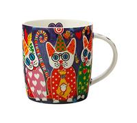 Maxwell & Williams Mug Animal Love Hearts avec motif Cup Cakes, boîte cadeau, porcelaine, bleu marine, 37 ml
