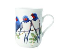 Maxwell & Williams PBW1070 Tasse 330 ml - Birds of the World - Bone China Porcelaine Coffret Cadeau - Hirondelle Multicolore