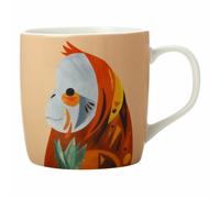 Maxwell & Williams Pete Cromer Becher Orangutan, Tasse, Kaffeebecher, Porzellan, Bunt, 370 ml, DX0914