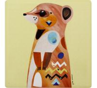 Maxwell & Williams Pete Cromer Untersetzer Meerkat, Coaster, Keramik, Kork, Bunt, 9.5 x 9.5 cm, DU0227