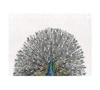 Maxwell & Williams - Serviette de Table 100% Coton, Imprimé de Paon Bleu, Collection Marini Ferlazzo, 50 x 70 cm - Multicolores