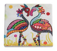 Maxwell & Williams Smile Style Dessous-de-plat Flamboyant, dessous-de-plat en céramique, plateau en céramique, plateau, céramique / liège, 9.5 cm, DU0027