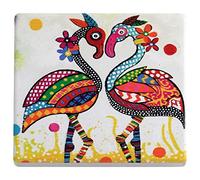 Maxwell & Williams Smile Style Flamboyant Sous-Verre, Dessous-de-plat, Céramique / Liège, 9,5 cm, DU0027